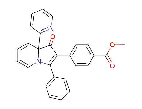methyl 4-(1-oxo-3-phenyl-8a-(pyridin-2-yl)-1,8a-dihydroindolizin-2-yl)benzoate
