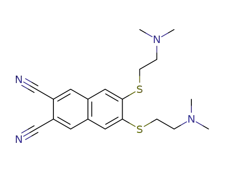 2,3-dicyano-6,7-bis[(2-dimethylamino)ethylthio]naphthalene