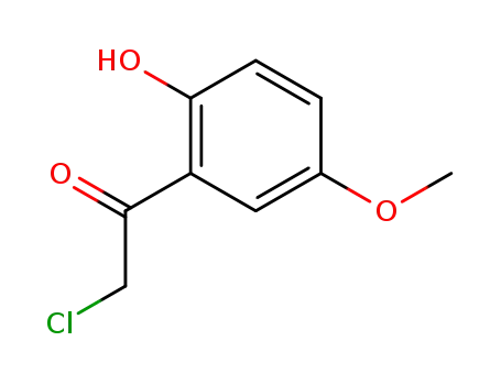 Molecular Structure of 75717-53-2 (Ethanone, 2-chloro-1-(2-hydroxy-5-methoxyphenyl)-)