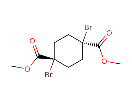 1,4-dibromo-trans-cyclohexane-1,4-dicarboxylic acid dimethyl ester