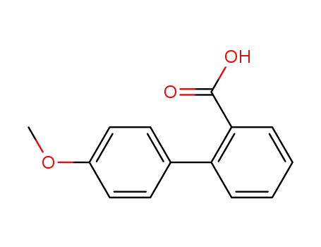 Molecular Structure of 18110-71-9 (4'-METHOXY-BIPHENYL-2-CARBOXYLIC ACID)