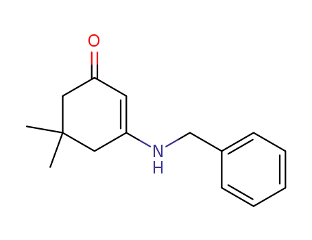 Molecular Structure of 889-31-6 (3-(benzylamino)-5,5-dimethylcyclohex-2-en-1-one)