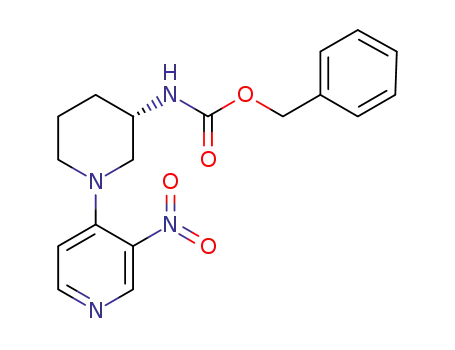 benzyl [(3S)-1-(3-nitropyridin-4-yl)piperidin-3-yl]carbamate