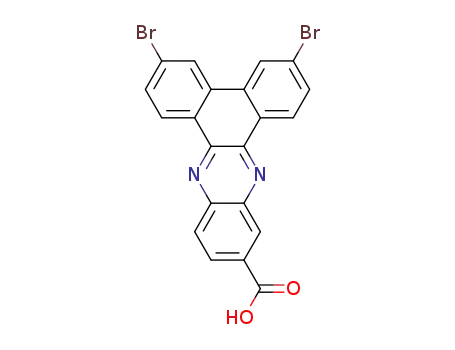 2,7-dibromodibenzo[a,c]phenazine-11-carboxylic acid