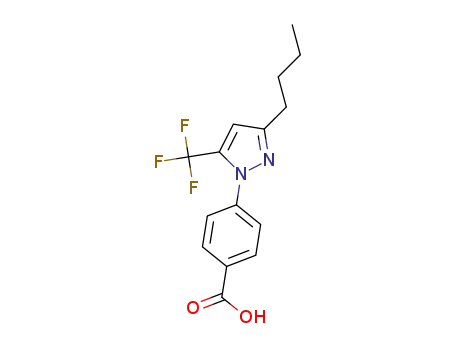 4-(3-butyl-5-(trifluoromethyl)-1H-pyrazol-1-yl)benzoic acid