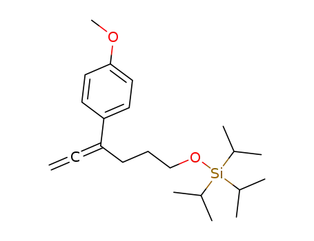 triisopropyl((4-(4-methoxyphenyl)hexa-4,5-dien-1-yl)oxy)silane