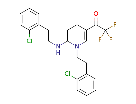 5-trifluoroacetyl-2-N-(2-chlorophenethylamino)-1-(2-chlorophenethyl)-1,2,3,4-tetrahydropyridine