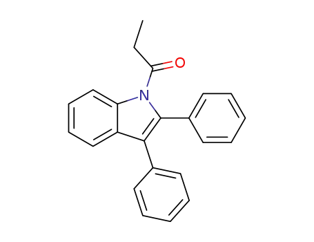1-(2,3-diphenyl-1H-indol-1-yl)propan-1-one