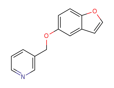 3-[(1-benzofuran-5-yloxy)methyl]pyridine