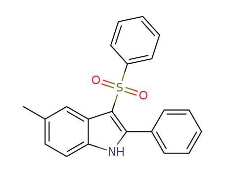 5-methyl-2-phenyl-3-(phenylsulfonyl)-1H-indole