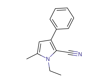 1-ethyl-5-methyl-3-phenyl-1H-pyrrole-2-carbonitrile
