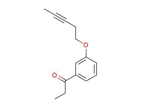 1-[3-(pent-3-yn-1-yloxy)phenyl]propan-1-one
