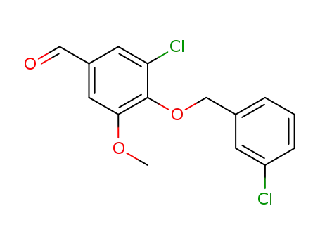 3-chloro-4-(3-chlorobenzyloxy)-5-methoxybenzaldehyde