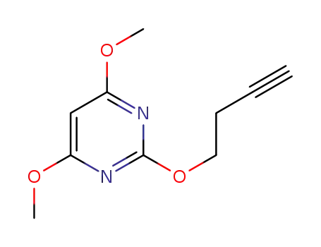 2-(but-3-ynyloxy)-4,6-dimethoxypyrimidine