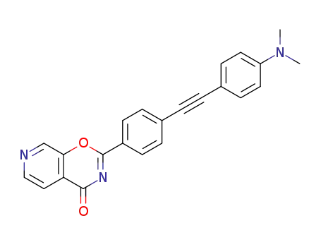 2-[4-((4-(dimethylamino)phenyl)ethynyl)phenyl]pyrido[4,3-e][1,3]oxazin-4-one