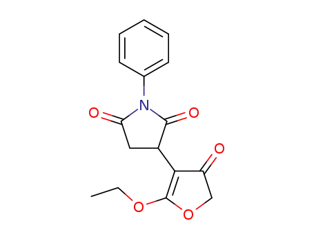 3-(2-ethoxy-4-oxo-4,5-dihydrofuran-3-yl)-1-phenylpyrrolidine-2,5-dione