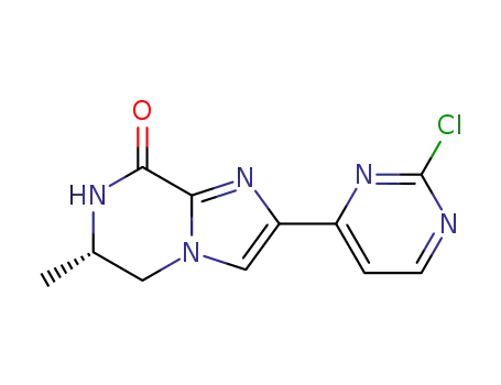 (S)-2-(2-chloropyrimidin-4-yl)-6-methyl-6,7-dihydroimidazo[1,2-a]pyrazin-8(5H)-one