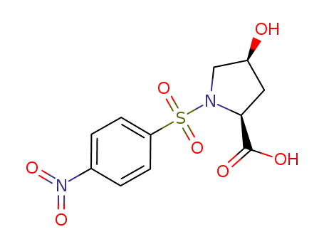 4-hydroxy-1-(4-nitrophenylsulphonyl)pyrrolidine-2-carboxylic acid