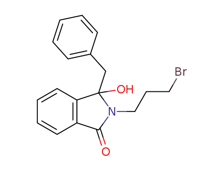 3-benzyl-2-(3-bromopropyl)-3-hydroxy-2,3-dihydro-1H-isoindol-1-one