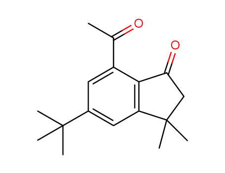 7-acetyl-5-tert-butyl-3,3-dimethyl-indan-1-one