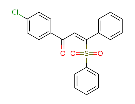 (Z)-1-(4-chlorophenyl)-3-phenyl-3-(phenylsulfonyl)prop-2-en-1-one