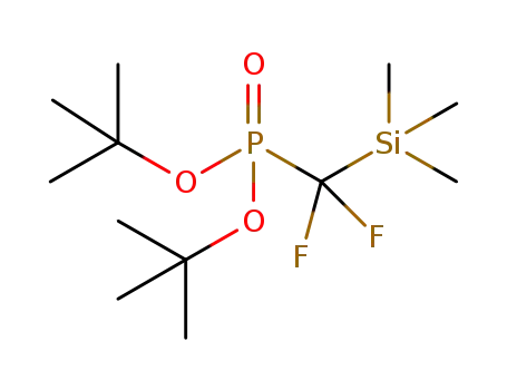 di-tert-butyl (difluoro(trimethylsilyl)methyl)phosphonate