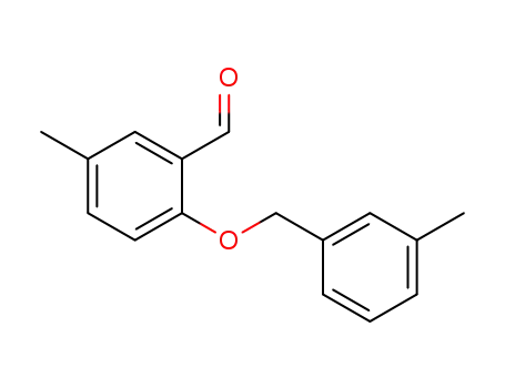 5-methyl-2-(3-methylbenzyloxy)benzaldehyde