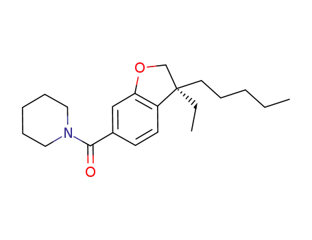 (S)-(3-ethyl-3-pentyl-2,3-dihydrobenzofuran-6-yl)(piperidin-1-yl)methanone