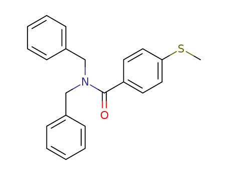 N,N-dibenzyl-4-(methylthio)benzamide