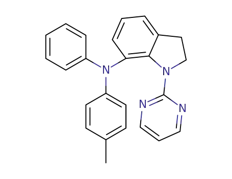 N-phenyl-1-(pyrimidin-2-yl)-N-(p-tolyl)indolin-7-amine