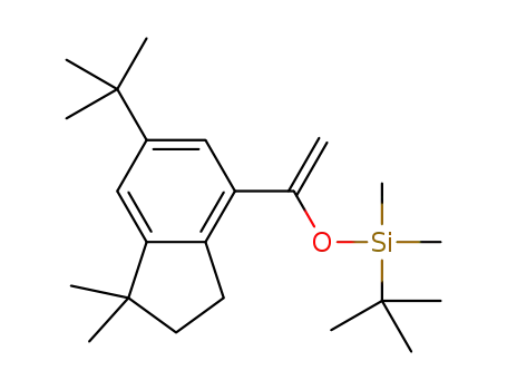 tert-butyl((1-(6-(tert-butyl)-1,1-dimethyl-2,3-dihydro-1H-inden-4-yl)vinyl)oxy)dimethylsilane