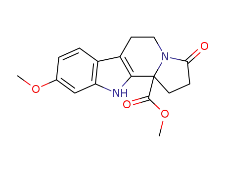 methyl 9-methoxy-2,3,5,6,11,11b-hexahydro-3-oxo-1H-indolizino<8,7-b>indole-11b-carboxylate
