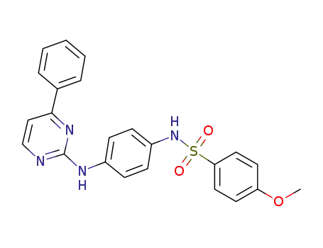4-methoxy-N-(4-((4-phenylpyrimidin-2-yl)amino)phenyl)benzenesulfonamide