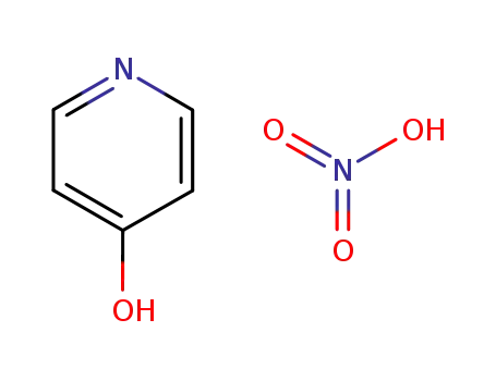 Molecular Structure of 3454-03-3 (4-hydroxypyridinium nitrate)