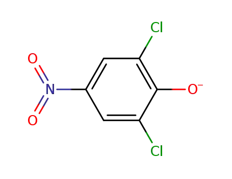 2,6-dichloro-4-nitro-phenolate