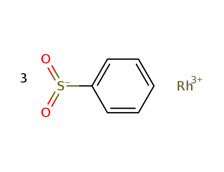 tri(phenylsulphinato)rhodium(III)