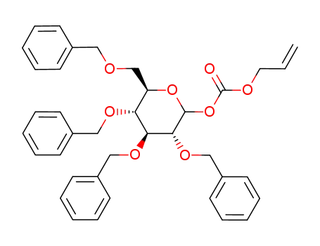 1-O-allyloxycarbonyl-2,3,4,6-tetra-O-benzyl-D-glucopyranose