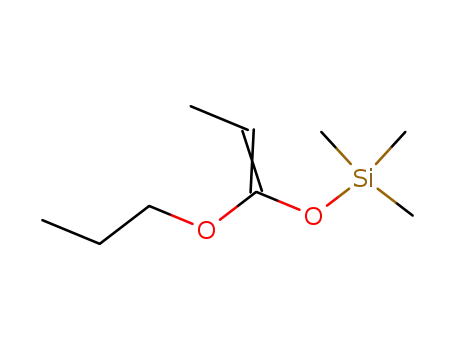 Trimethyl-((E)-1-propoxy-propenyloxy)-silane