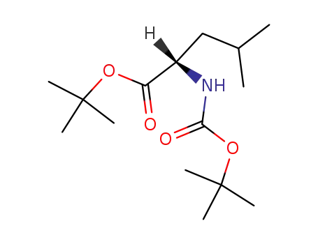t-butyl (S)-2-tert-butoxycarbonylamino-4-methylpentanoate
