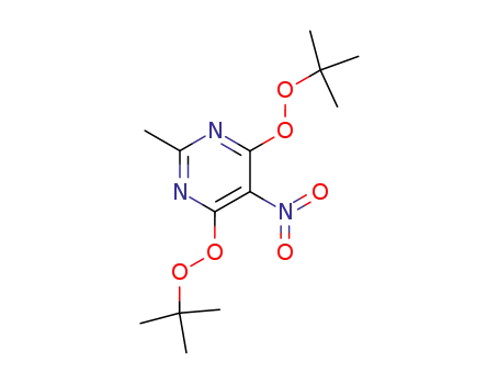 4,6-Bis-tert-butylperoxy-2-methyl-5-nitro-pyrimidine