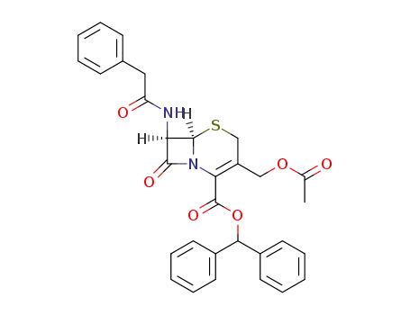 (6R,7R)-benzhydryl 3-(acetyloxymethyl)-8-oxo-7-(2-phenylacetamido)-5-thia-1-azabicyclo[4.2.0]oct-2-ene-2-carboxylate