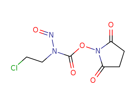 (2,5-dioxopyrrolidin-1-yl) N-(2-chloroethyl)-N-nitrosocarbamate