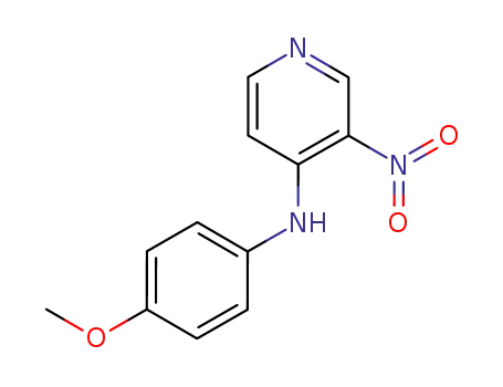 Molecular Structure of 14251-87-7 (N-(4-methoxyphenyl)-3-nitropyridin-4-amine)