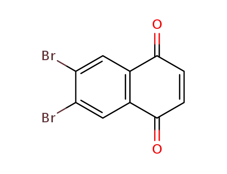 Molecular Structure of 117157-38-7 (1,4-Naphthalenedione, 6,7-dibromo-)