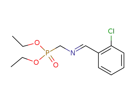 Diethyl N-o-chlorobenzylideneaminomethylphosphonate