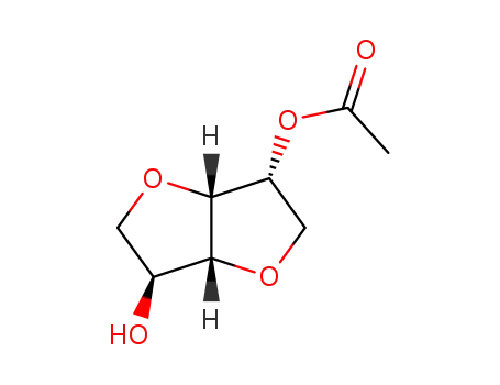(6S,3R,3aR,6aR)-6-hydroxy-hexahydrofuro[3,2-b]furan-3-yl acetate