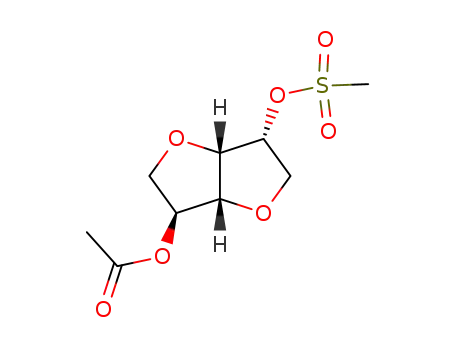 2-O-acetyl-1,4:3,6-dianhydro-5-O-(methylsulfonyl)-D-glucitol