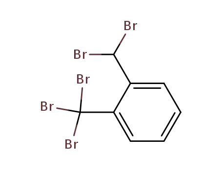 Molecular Structure of 95110-95-5 (Benzene, 1-(dibromomethyl)-2-(tribromomethyl)-)