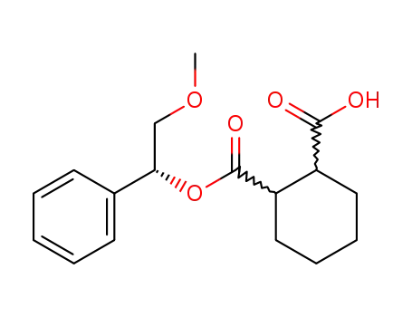 Cyclohexane-1,2-dicarboxylic acid mono-((R)-2-methoxy-1-phenyl-ethyl) ester