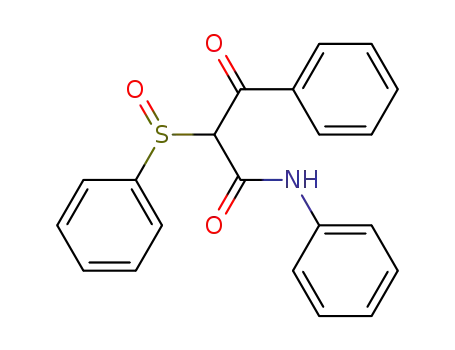 N-Phenyl-2-benzoyl-2-phenylsulfinyl-acetamid